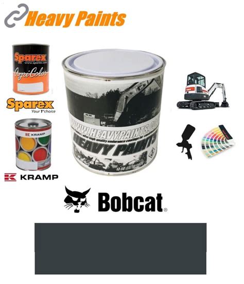 bobcat skid steer paint codes|bobcat charcoal grey paint code.